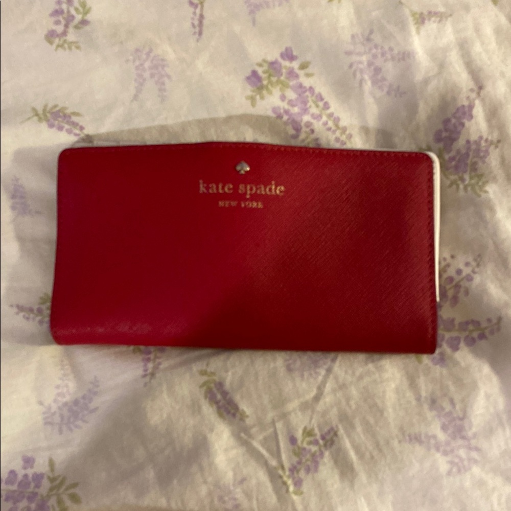 Kate Spade Cherry Red Clutch